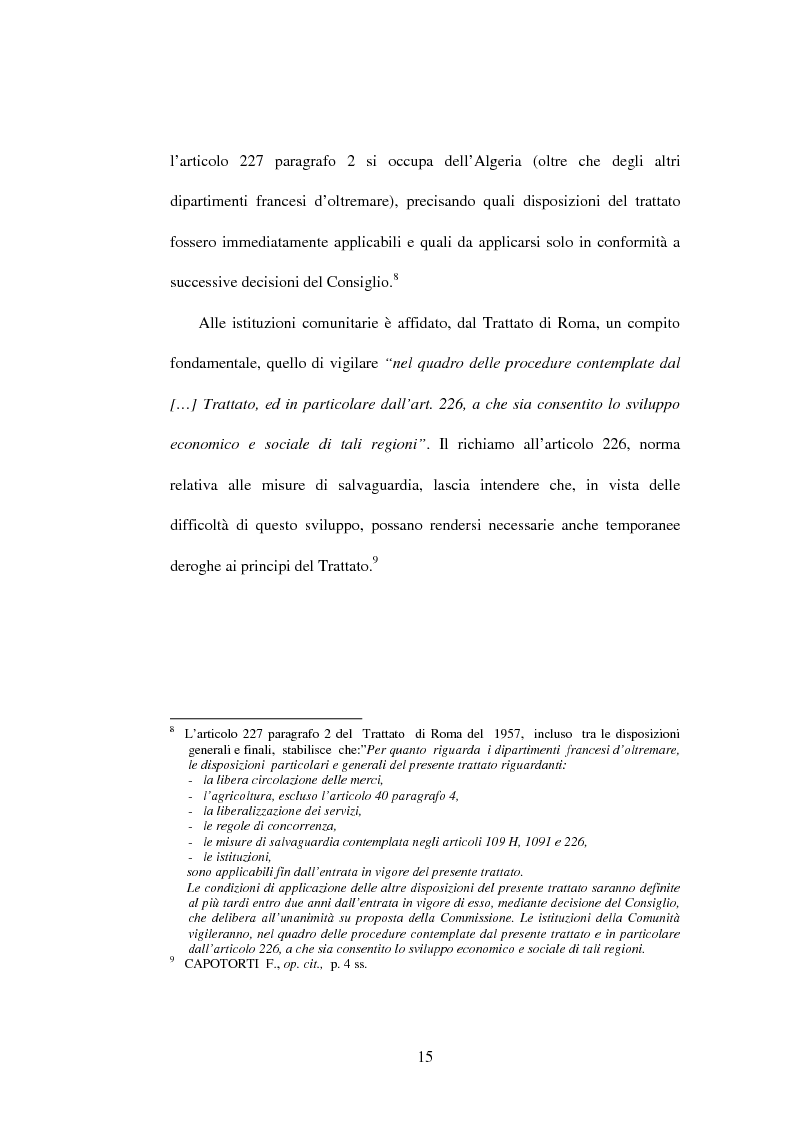 Anteprima della tesi: La politica di partenariato dell'Unione Europea con i Paesi del Maghreb (Algeria, Marocco e Tunisia), Pagina 15