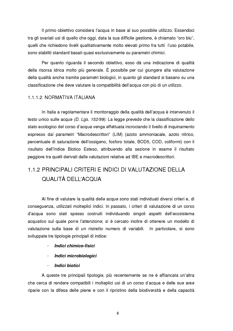 Anteprima della tesi: Applicazione dell'Indice di Funzionalità Fluviale nel fiume Fella e nel torrente Bartolo (Friuli Venezia Giulia), Pagina 5