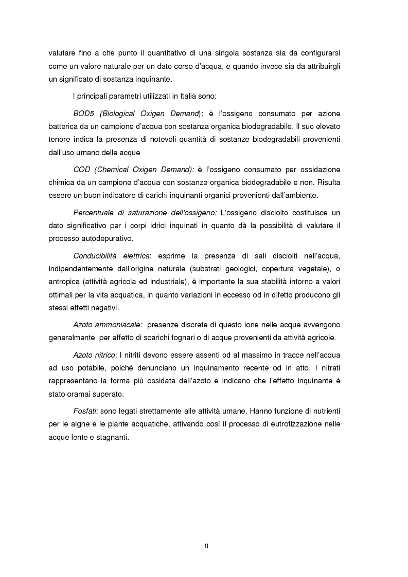Anteprima della tesi: Applicazione dell'Indice di Funzionalità Fluviale nel fiume Fella e nel torrente Bartolo (Friuli Venezia Giulia), Pagina 7