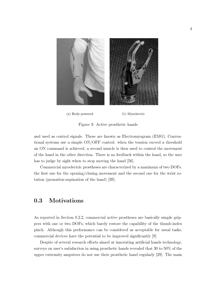 Anteprima della tesi: Hand prosthesis design: Enhancing grasping capabilities through mechanical features, Pagina 4