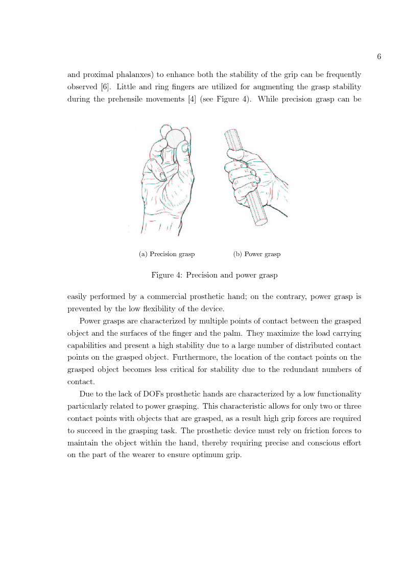 Anteprima della tesi: Hand prosthesis design: Enhancing grasping capabilities through mechanical features, Pagina 6