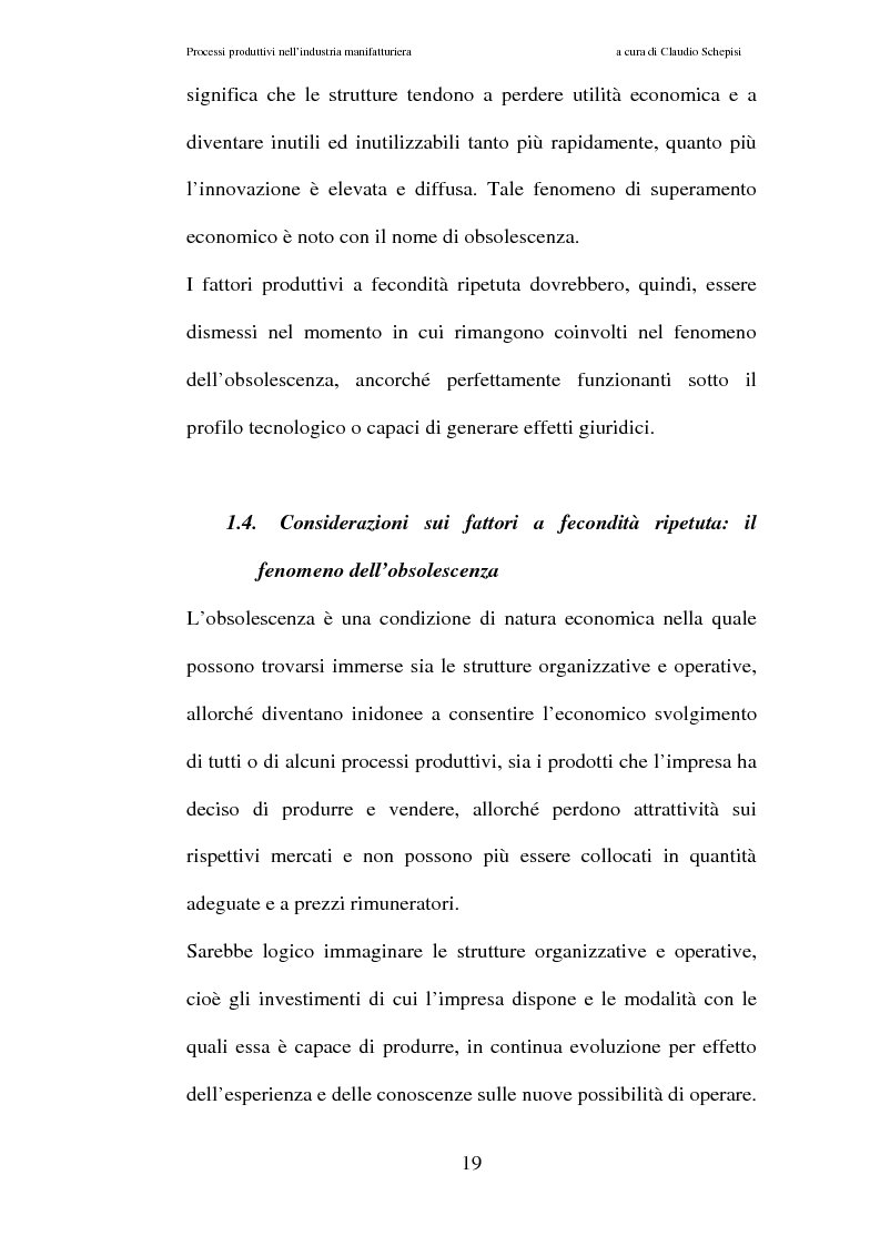Anteprima della tesi: Processi produttivi nell'industria manifatturiera. Caso aziendale sistemi frenanti Bosch S.p.a., Pagina 12