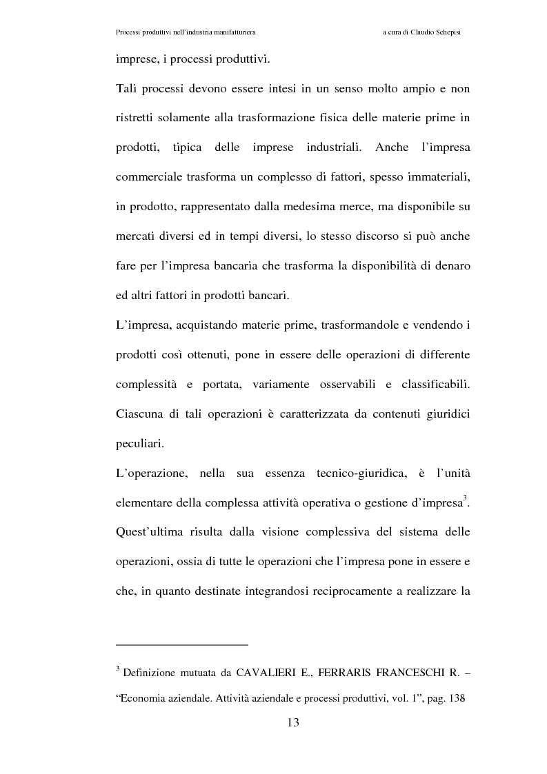 Anteprima della tesi: Processi produttivi nell'industria manifatturiera. Caso aziendale sistemi frenanti Bosch S.p.a., Pagina 6