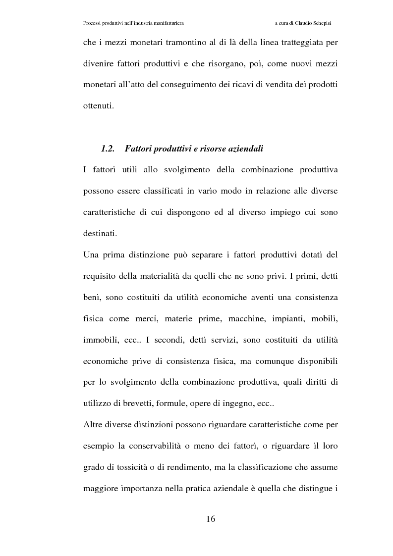 Anteprima della tesi: Processi produttivi nell'industria manifatturiera. Caso aziendale sistemi frenanti Bosch S.p.a., Pagina 9