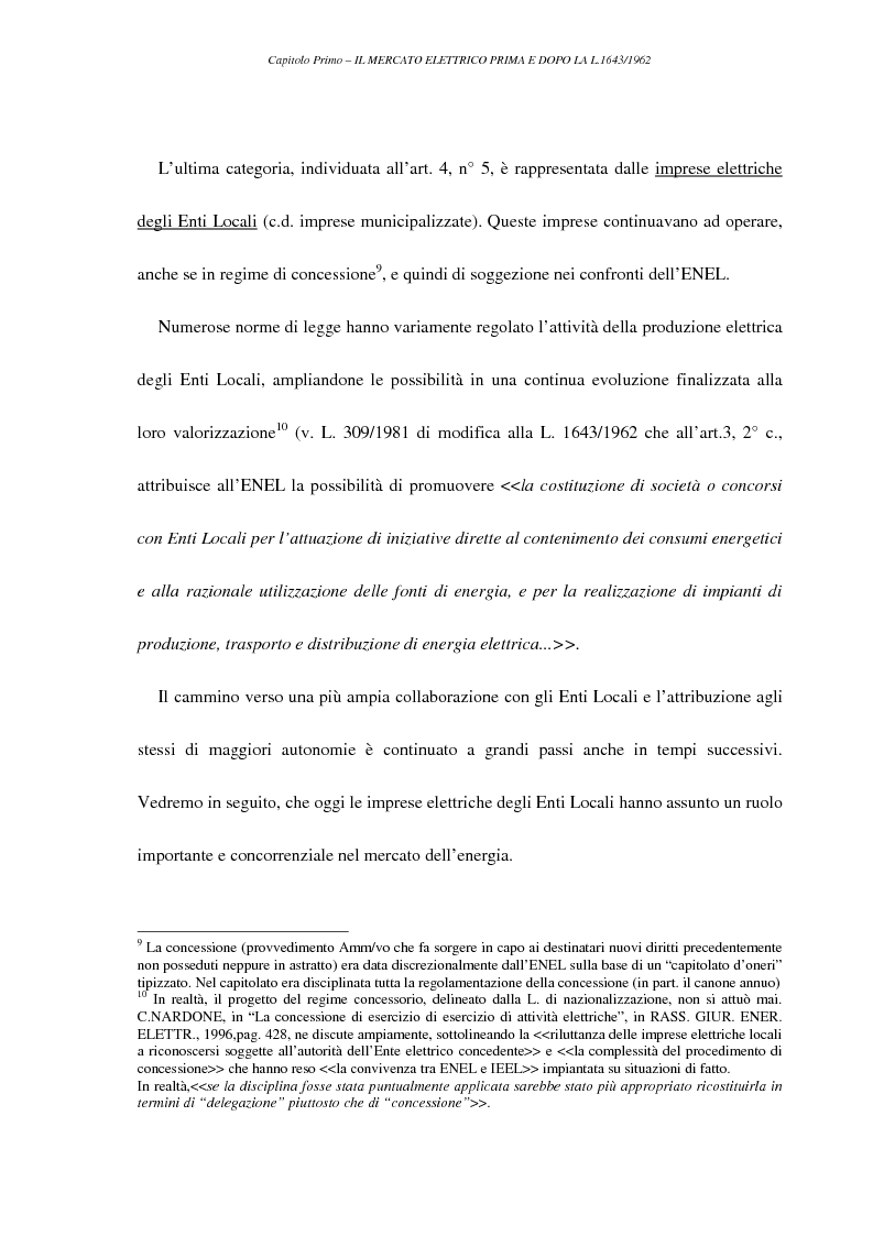 Anteprima della tesi: La liberalizzazione del settore elettrico, Pagina 12