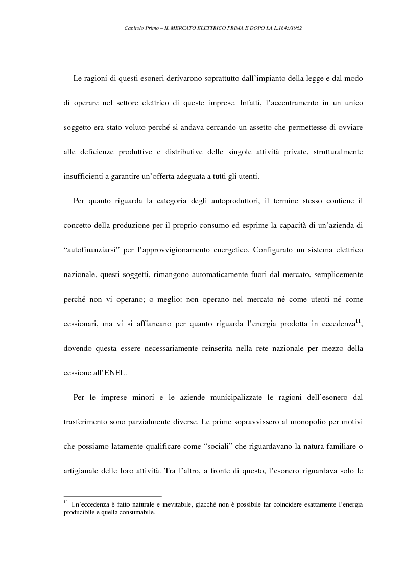 Anteprima della tesi: La liberalizzazione del settore elettrico, Pagina 13