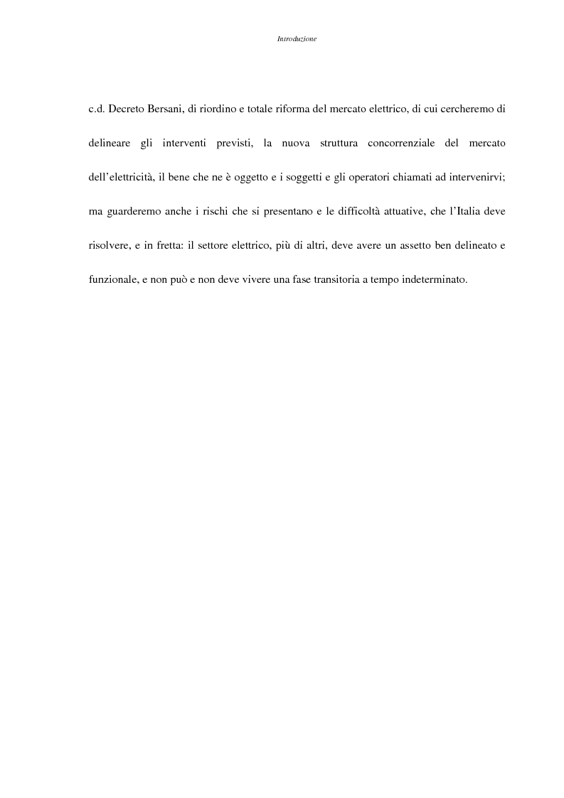 Anteprima della tesi: La liberalizzazione del settore elettrico, Pagina 4