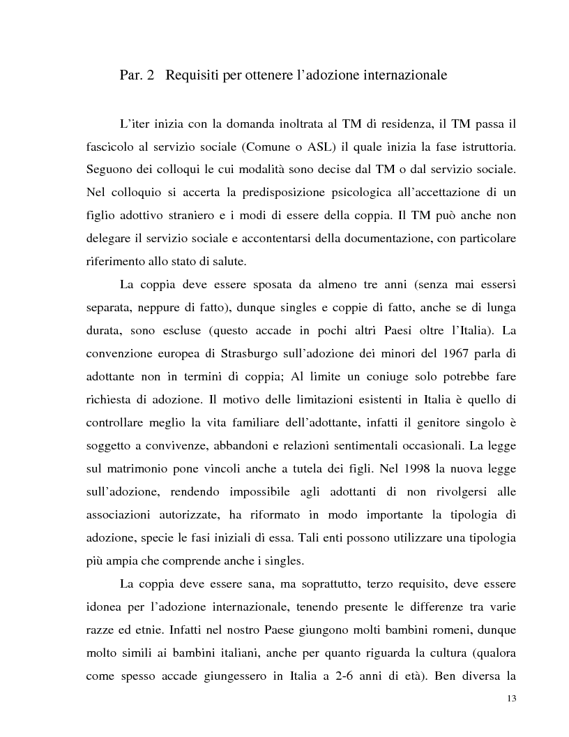 Anteprima della tesi: Adozione internazionale: Italia e nuova Zelanda a confronto, Pagina 11