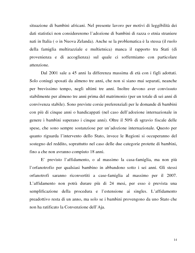 Anteprima della tesi: Adozione internazionale: Italia e nuova Zelanda a confronto, Pagina 12