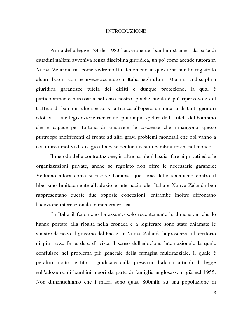 Anteprima della tesi: Adozione internazionale: Italia e nuova Zelanda a confronto, Pagina 3