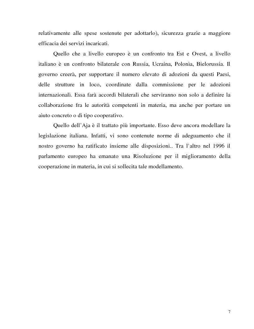 Anteprima della tesi: Adozione internazionale: Italia e nuova Zelanda a confronto, Pagina 5