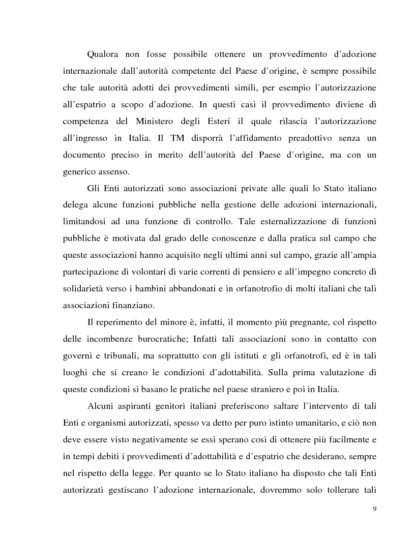Anteprima della tesi: Adozione internazionale: Italia e nuova Zelanda a confronto, Pagina 7