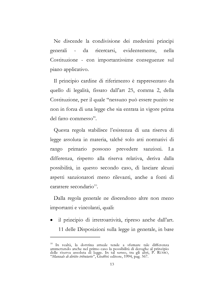 Anteprima della tesi: Sanzioni amministrative tributarie e principio di personalità, Pagina 11
