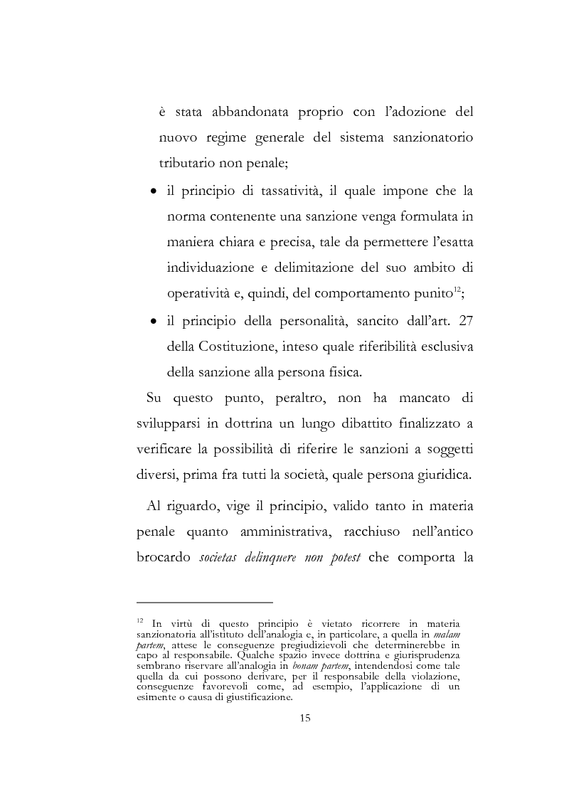 Anteprima della tesi: Sanzioni amministrative tributarie e principio di personalità, Pagina 13