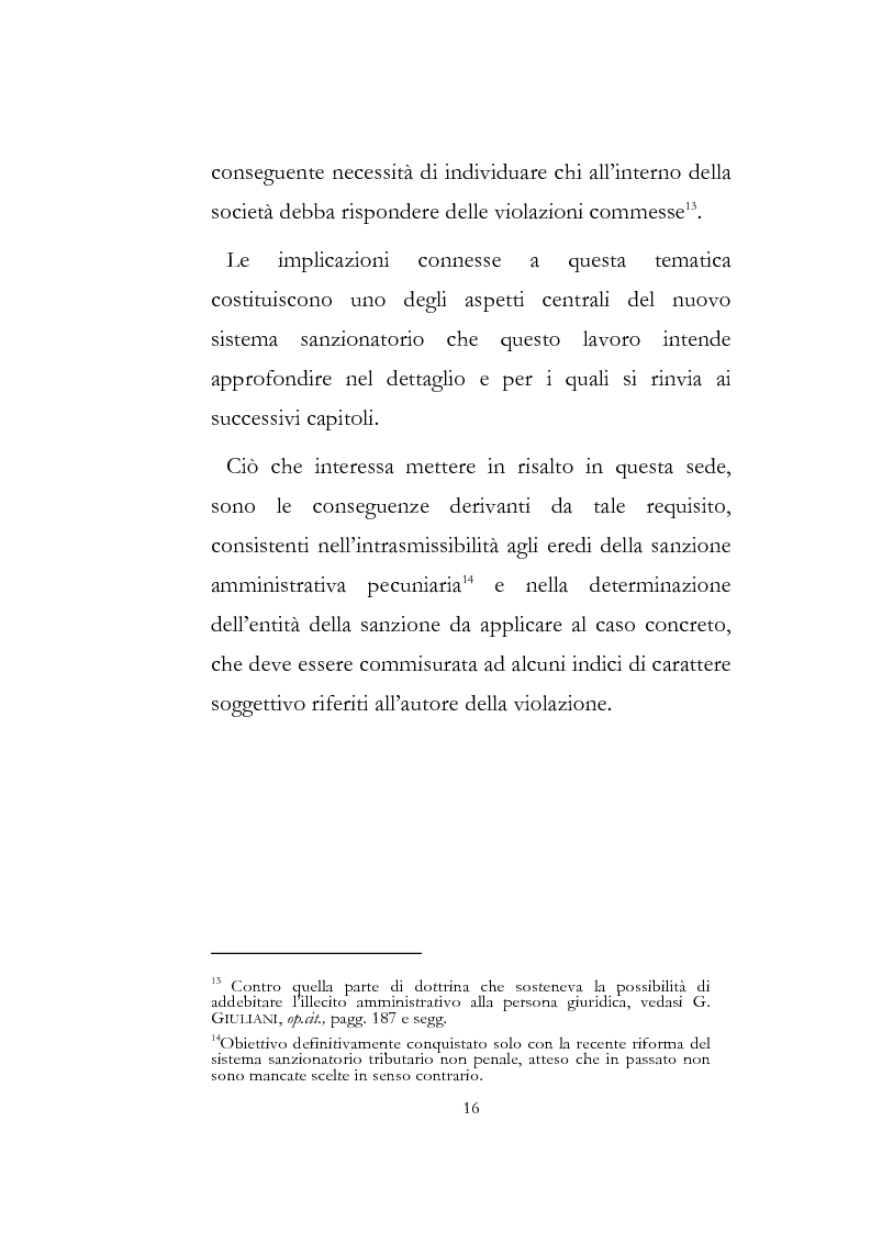 Anteprima della tesi: Sanzioni amministrative tributarie e principio di personalità, Pagina 14