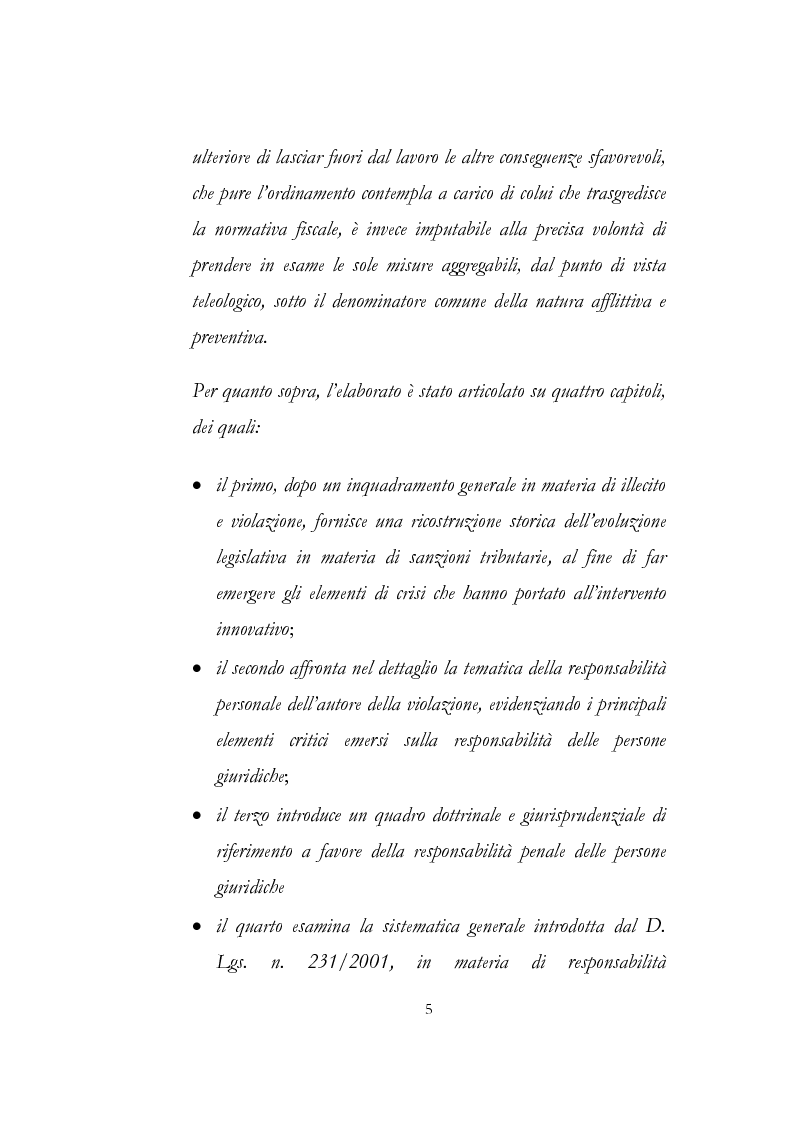 Anteprima della tesi: Sanzioni amministrative tributarie e principio di personalità, Pagina 3