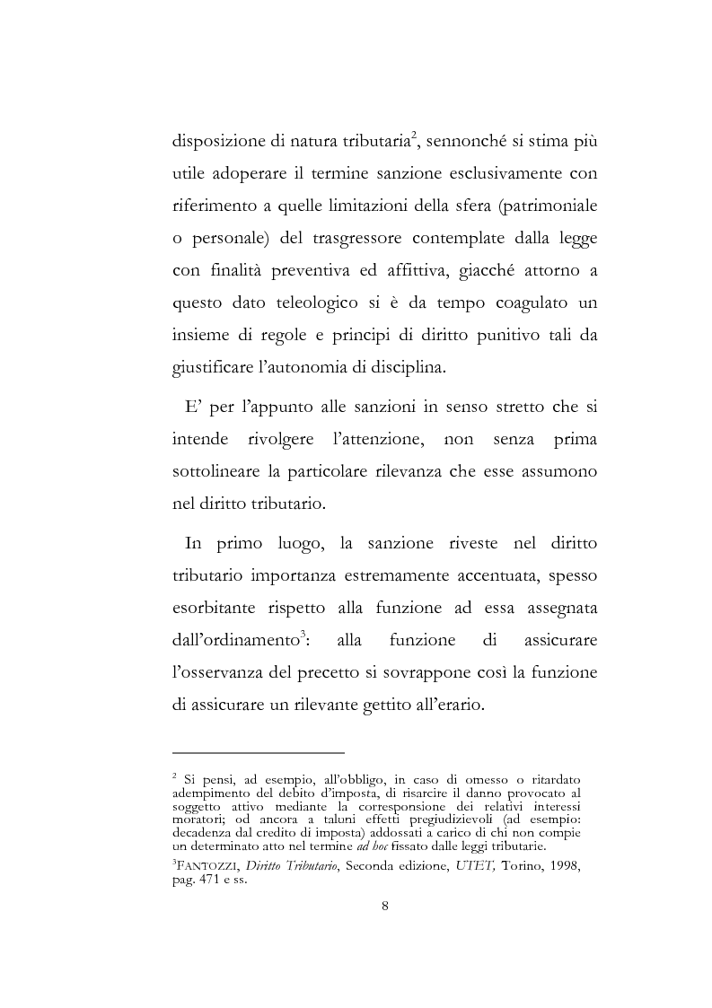 Anteprima della tesi: Sanzioni amministrative tributarie e principio di personalità, Pagina 6