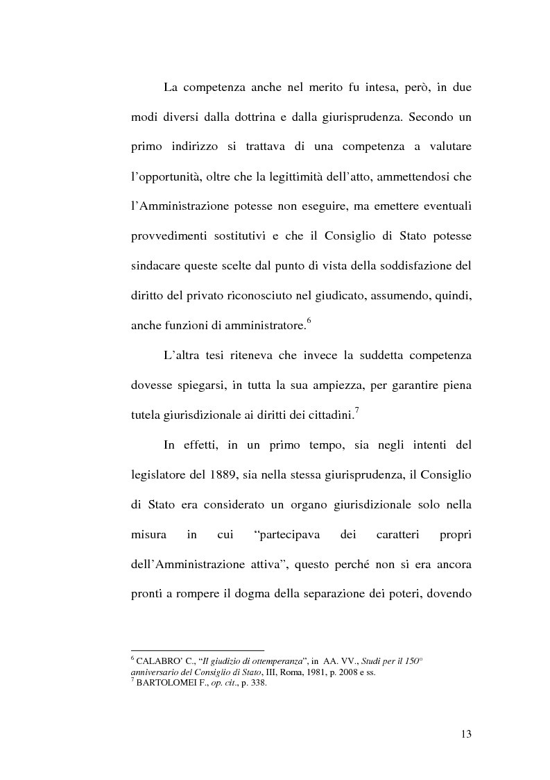 Anteprima della tesi: L'ottemperanza alle decisioni del giudice amministrativo dopo la legge n. 205 del 2000, Pagina 10