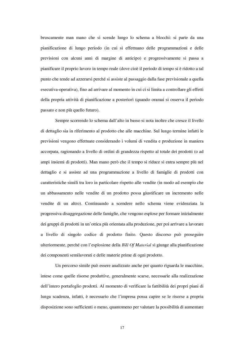 Anteprima della tesi: L'utilizzo del sistema informativo Sap R/3 per la programmazione e il controllo della produzione industriale: training e formazione del personale, Pagina 11