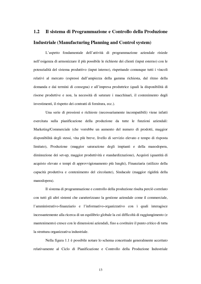Anteprima della tesi: L'utilizzo del sistema informativo Sap R/3 per la programmazione e il controllo della produzione industriale: training e formazione del personale, Pagina 7