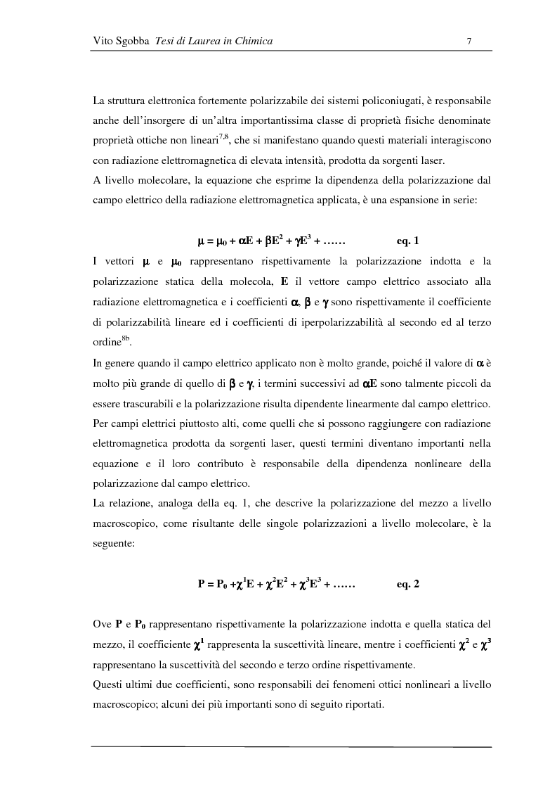 Anteprima della tesi: Metodologie di funzionalizzazione di composti organici coniugati: sintesi di sistemi modello, Pagina 6