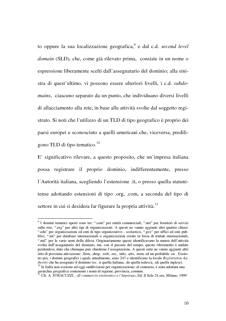 Anteprima della tesi: La tutela del nome di dominio, Pagina 13