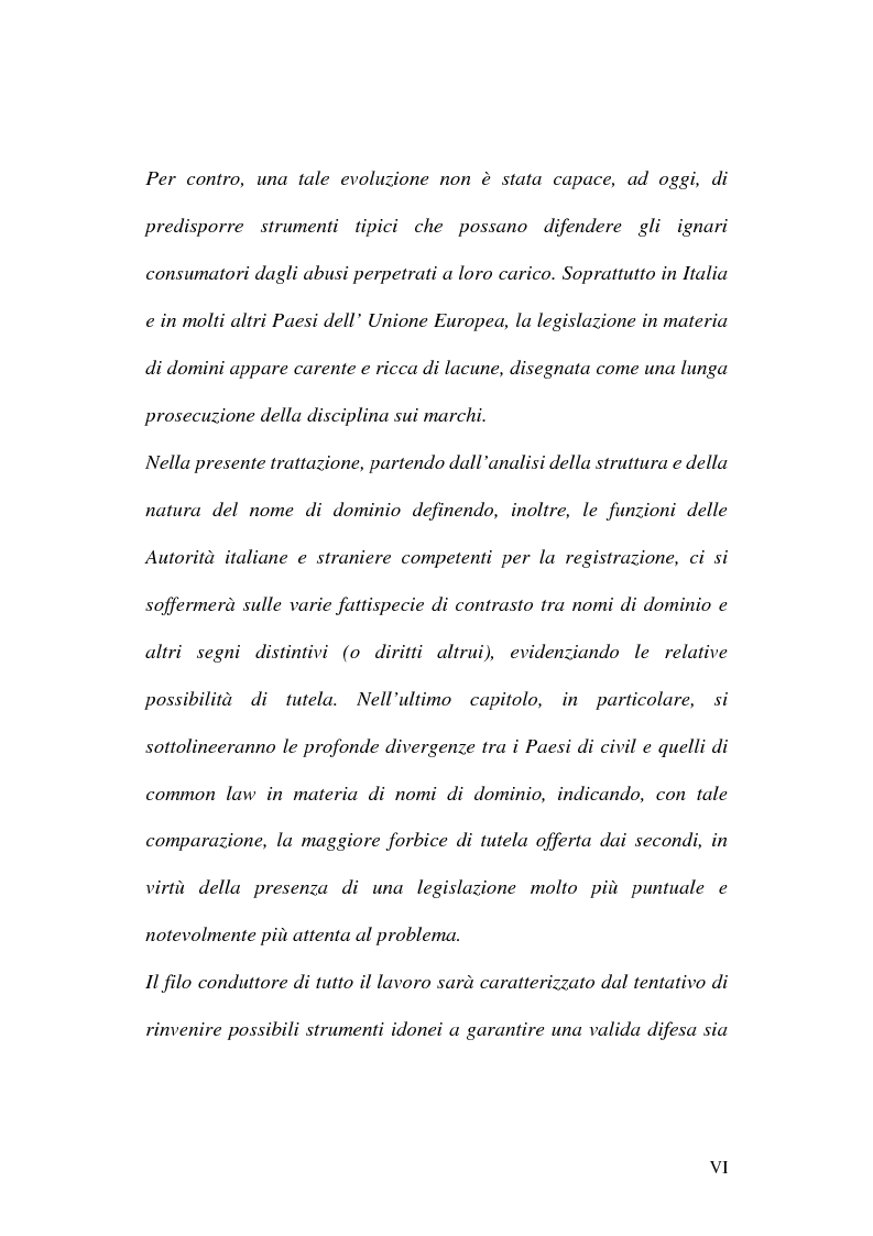 Anteprima della tesi: La tutela del nome di dominio, Pagina 2