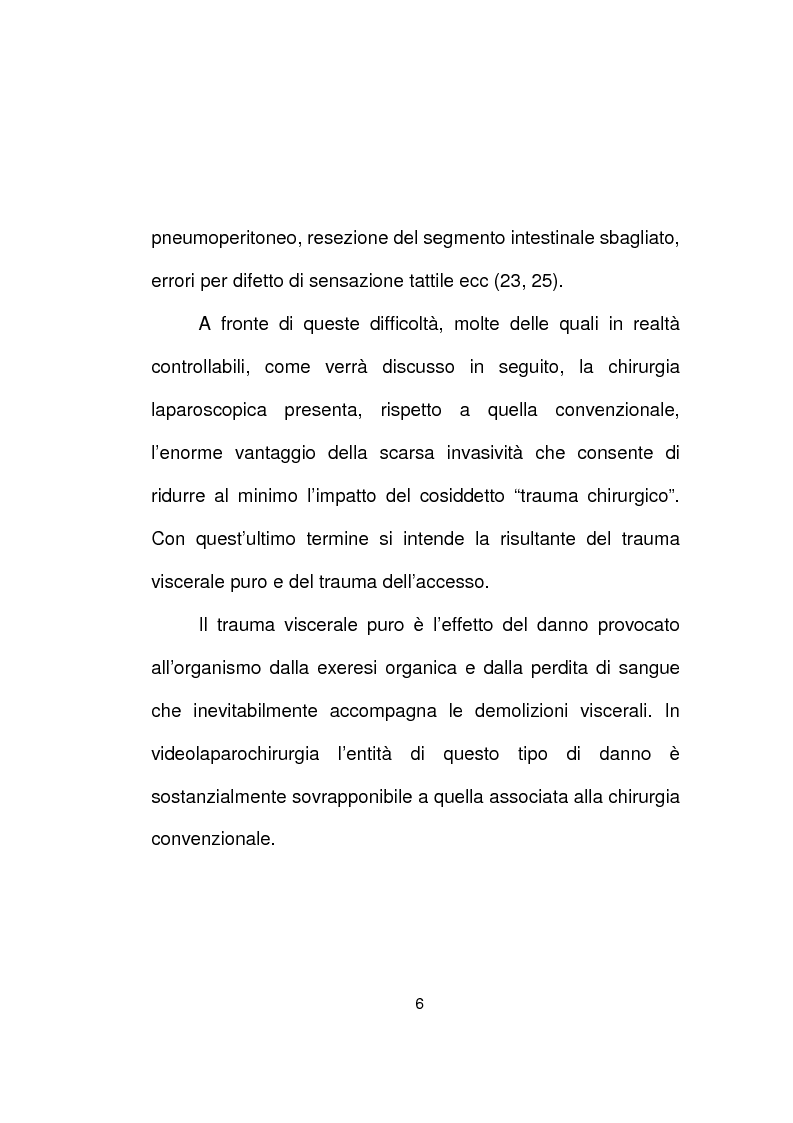 Anteprima della tesi: La chirurgia laparoscopica del cancro del retto, Pagina 4