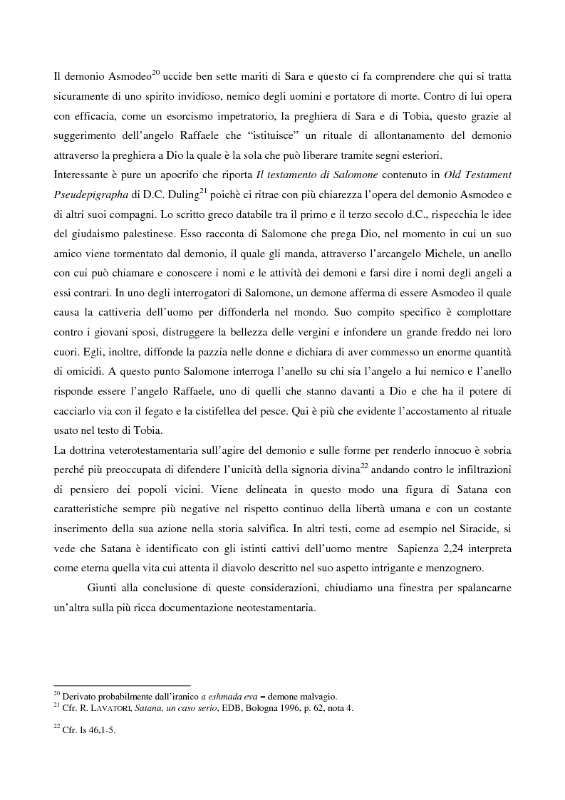 Anteprima della tesi: L'esorcismo. Confronto storico e interpretazione teologica dei rituali esorcistici per ossessi, Pagina 10