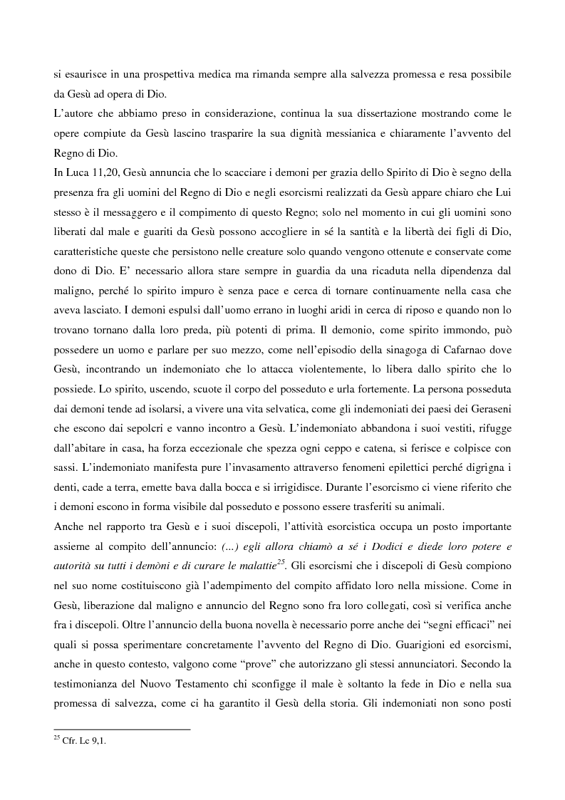Anteprima della tesi: L'esorcismo. Confronto storico e interpretazione teologica dei rituali esorcistici per ossessi, Pagina 12