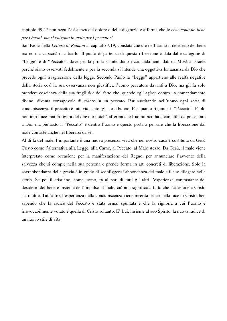 Anteprima della tesi: L'esorcismo. Confronto storico e interpretazione teologica dei rituali esorcistici per ossessi, Pagina 4