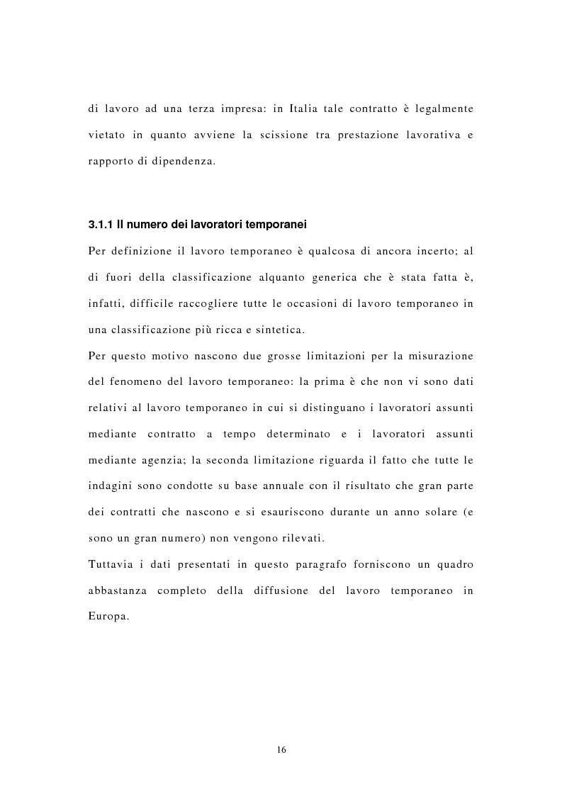 Anteprima della tesi: I contratti di lavoro atipici: conseguenze sulla domanda di lavoro, Pagina 9