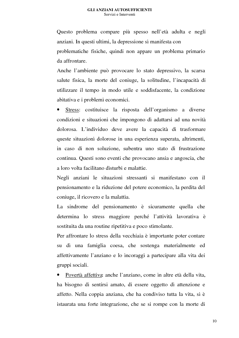 Anteprima della tesi: Gli anziani autosufficienti: servizi e interventi, Pagina 6