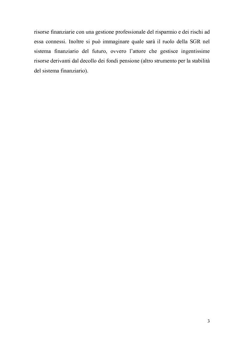 Anteprima della tesi: L'organizzazione e la gestione delle società di gestione del risparmio, Pagina 3
