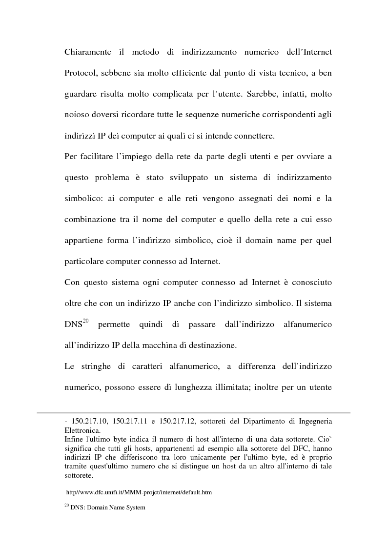 Anteprima della tesi: Domain name e la tutela del marchio, Pagina 14