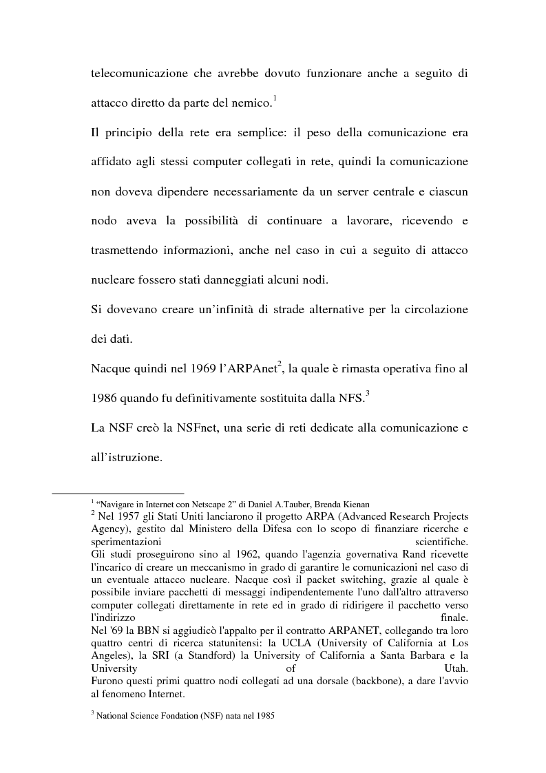 Anteprima della tesi: Domain name e la tutela del marchio, Pagina 5