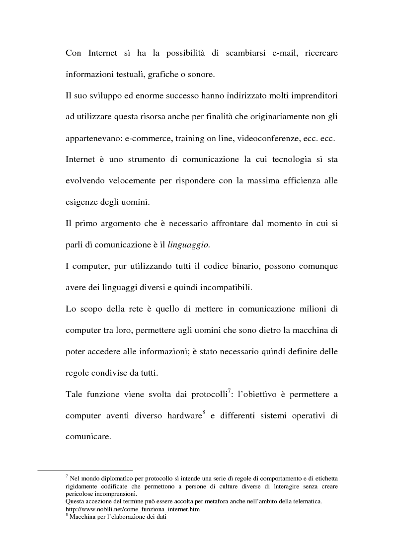 Anteprima della tesi: Domain name e la tutela del marchio, Pagina 8