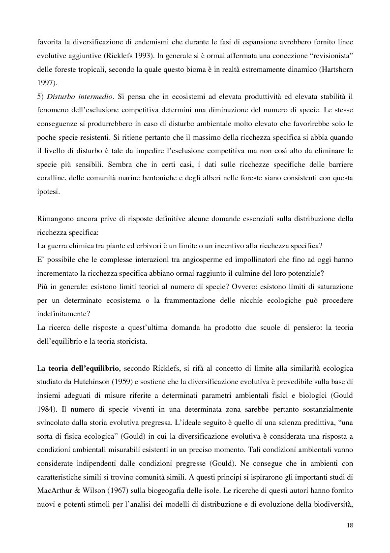 Anteprima della tesi: Biodiversità e biogeografia dei molluschi marini italiani: modelli di analisi a fini conservazionistici, Pagina 13