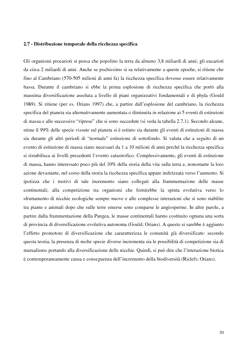 Anteprima della tesi: Biodiversità e biogeografia dei molluschi marini italiani: modelli di analisi a fini conservazionistici, Pagina 15