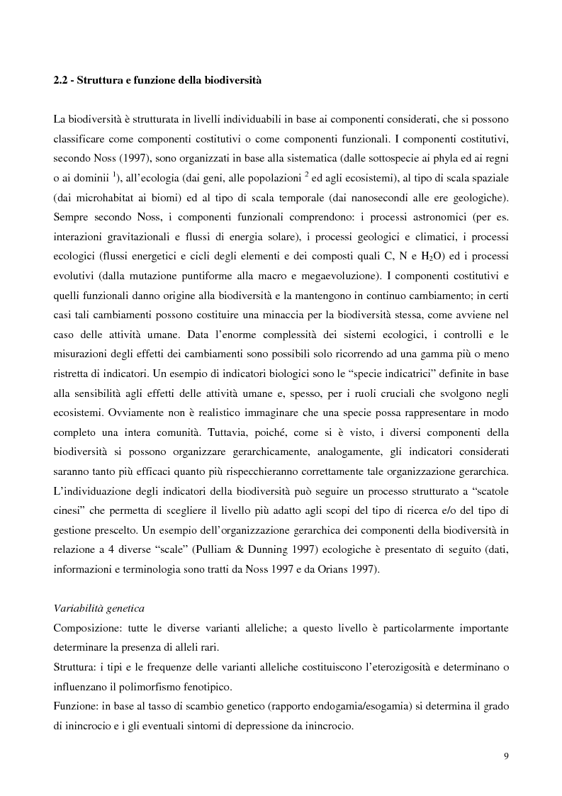 Anteprima della tesi: Biodiversità e biogeografia dei molluschi marini italiani: modelli di analisi a fini conservazionistici, Pagina 4