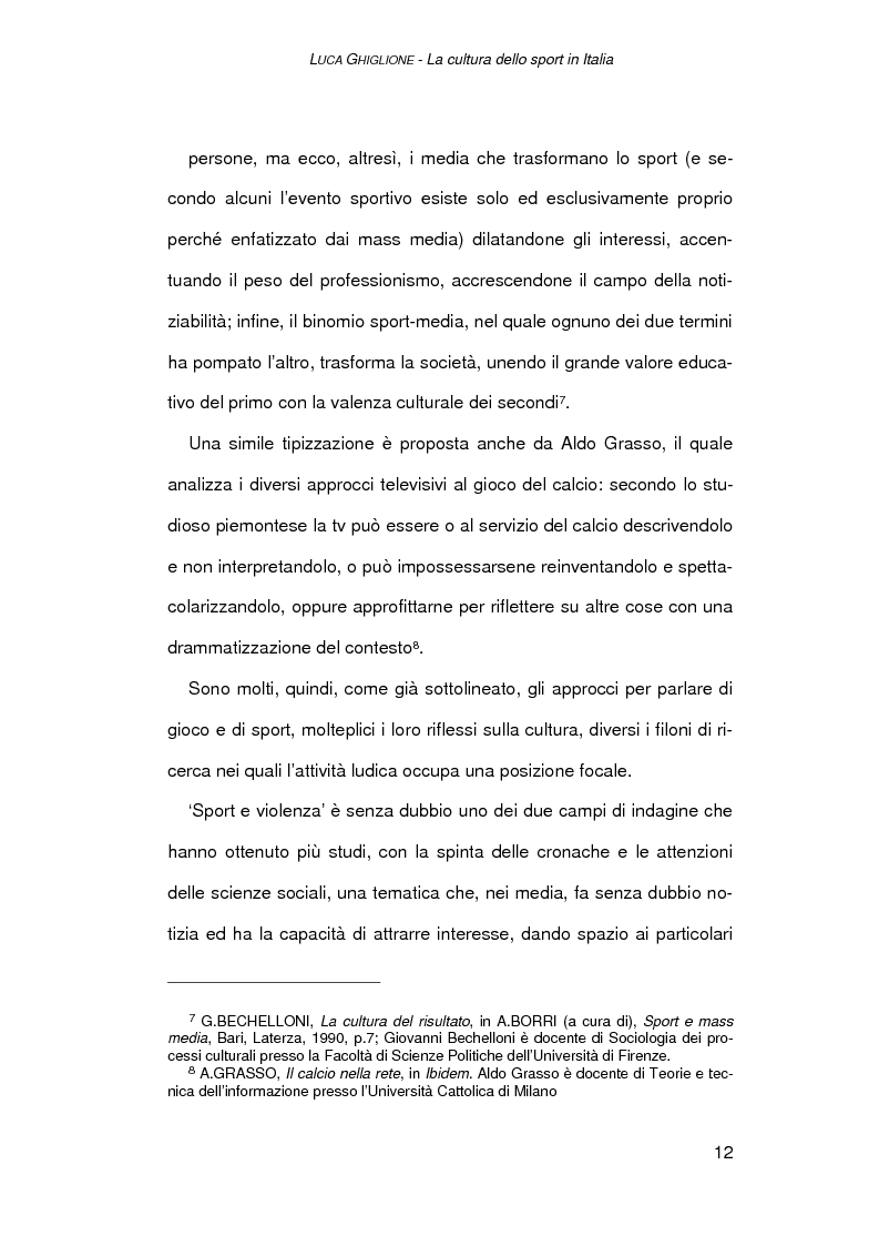 Anteprima della tesi: Il giornalismo sportivo a Genova, Pagina 10