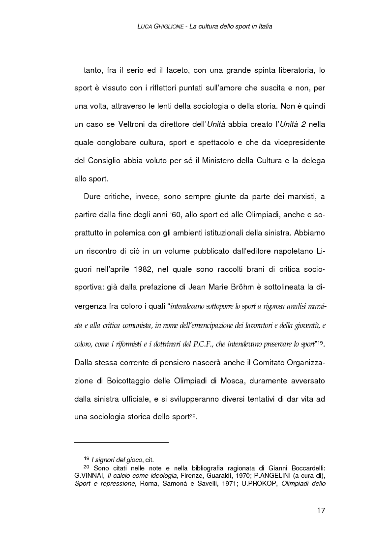 Anteprima della tesi: Il giornalismo sportivo a Genova, Pagina 15