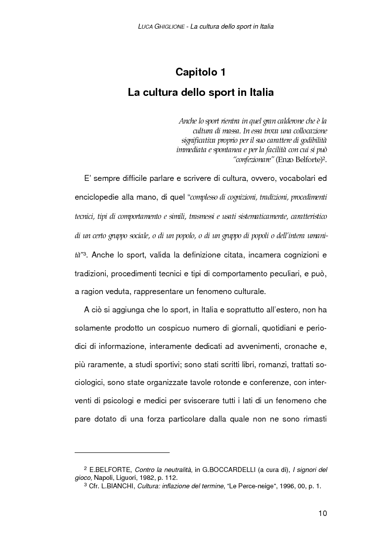 Anteprima della tesi: Il giornalismo sportivo a Genova, Pagina 8