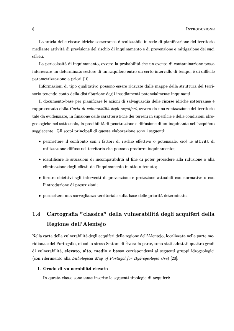 Anteprima della tesi: Caratterizzazione stocastica del sistema acquifero Évora-Montemor-Cuba, settore di Évora, Pagina 7