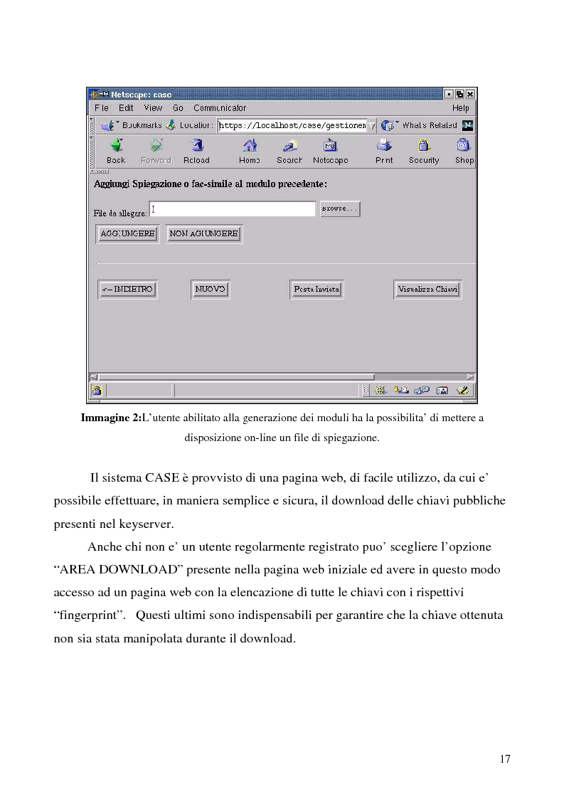 Anteprima della tesi: Sistema di posta elettronica certificato per l'invio e la ricezione di documenti e moduli Certified And Secured E-Governance (C.A.S.E.), Pagina 14