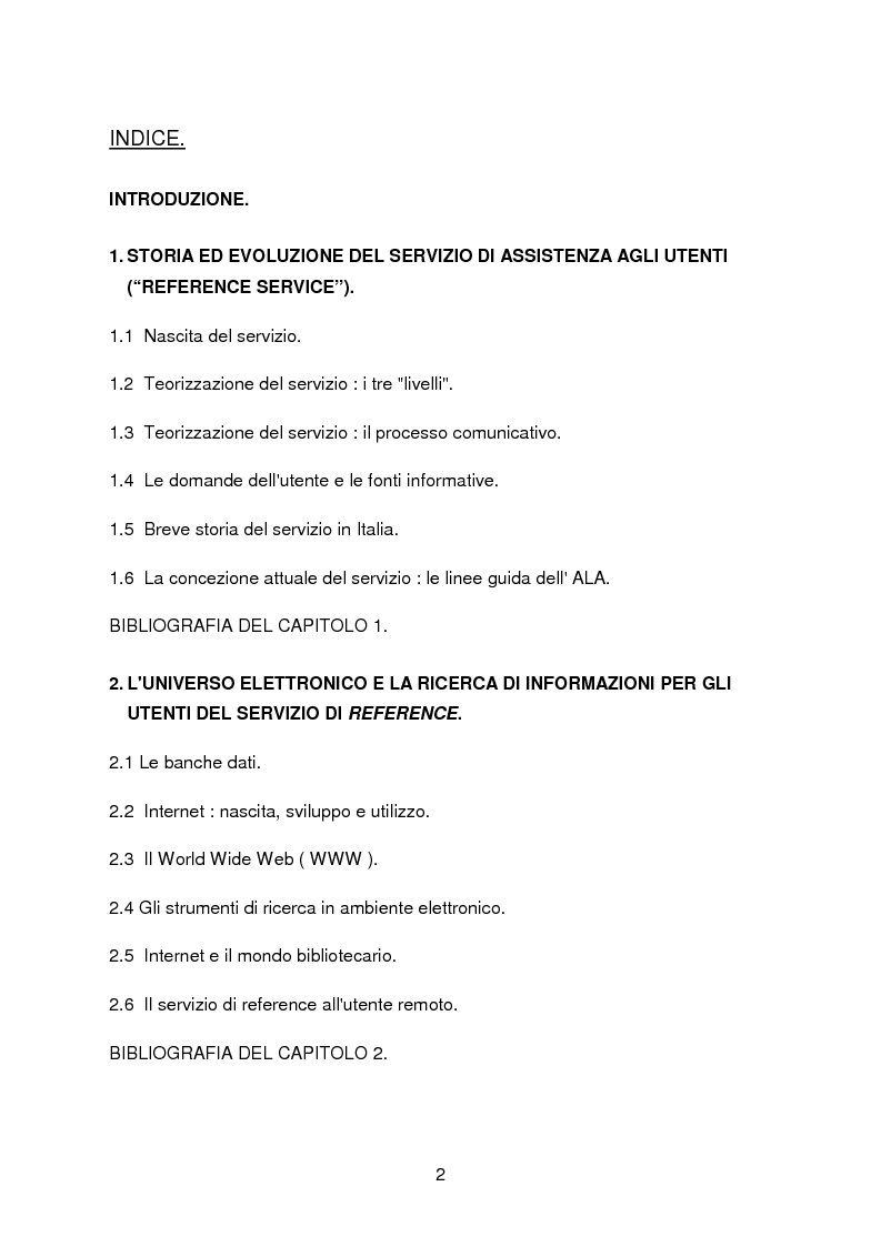 Indice della tesi: I servizi di assistenza agli utenti per l'accesso alla documentazione comunitaria europea, Pagina 1