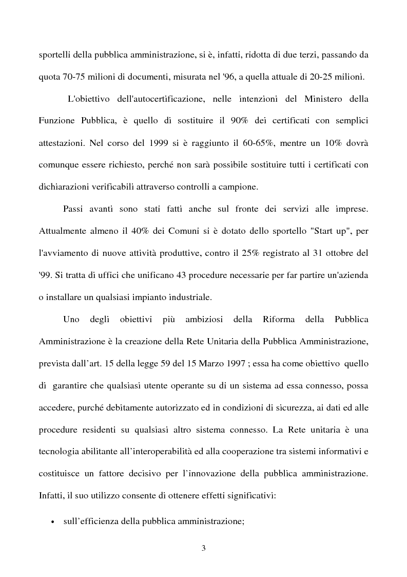 Anteprima della tesi: Il rapporto tra cittadino e pubblica amministrazione tra crisi e riforma. Il caso dell'U.R.P. del Comune di Padova, Pagina 3