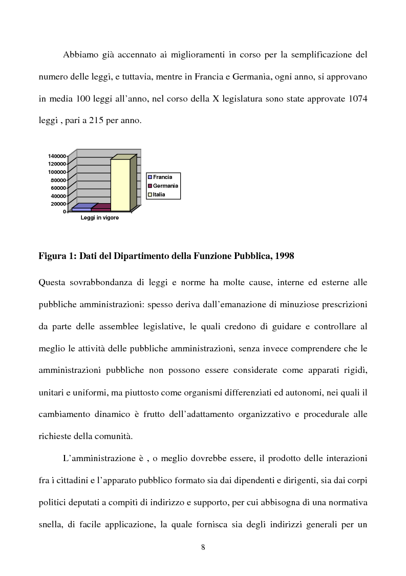 Anteprima della tesi: Il rapporto tra cittadino e pubblica amministrazione tra crisi e riforma. Il caso dell'U.R.P. del Comune di Padova, Pagina 8