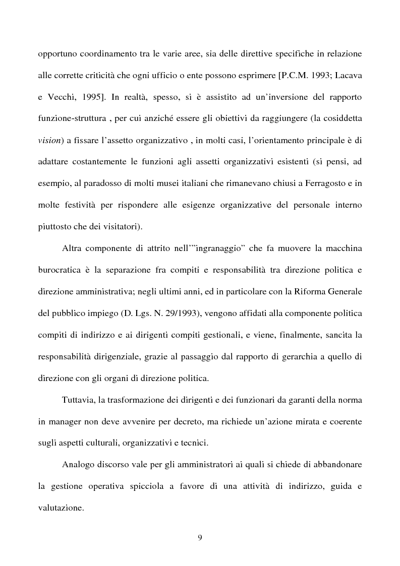 Anteprima della tesi: Il rapporto tra cittadino e pubblica amministrazione tra crisi e riforma. Il caso dell'U.R.P. del Comune di Padova, Pagina 9