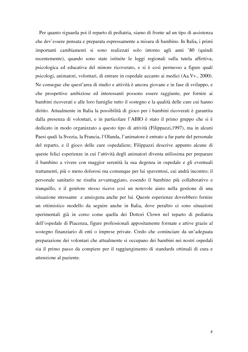 Anteprima della tesi: Aspetti narrativi dell'azione formativa. L'esperienza Abio, Pagina 11